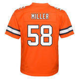 Von Miller #58 Denver Broncos Youth Orange Color Rush Game Jersey