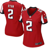 Matt Ryan #2 Atlanta Falcons Women's Red Game Jersey