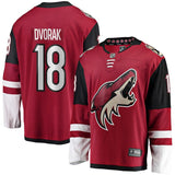 Fanatics Branded Christian Dvorak Arizona Coyotes Garnet Breakaway Player Jersey