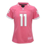 Fitzgerald Arizona #11 Cardinals Girls Youth Pink Fashion Bubble Gum Jersey