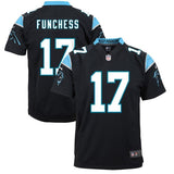 Devin Funchess #17 Carolina Panthers Youth Black Game Jersey
