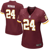 Josh Norman #24 Washington Redskins Women's Burgundy Game Jersey