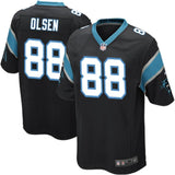 Greg Olsen #8 Carolina Panthers Youth White/Black/Blue Game Jersey