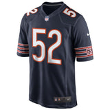 Khalil Mack #52 Chicago Bears Youth Navy Game Jersey