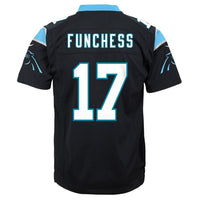 Devin Funchess #17 Carolina Panthers Youth Black Game Jersey