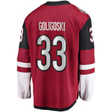 Fanatics Branded Alex Goligoski Arizona Coyotes Garnet Breakaway Player Jersey