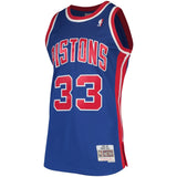 Grant Hill #33 Detroit Pistons 1995-96 Hardwood Classics Mens Swingman Jersey
