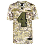 Dak Prescott #4 Dallas Cowboys Youth Camo Salute to Service Game Jersey