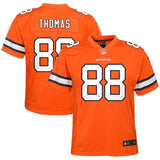 Demaryius Thomas #88 Denver Broncos Youth Orange Color Rush Game Jersey