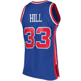 Grant Hill #33 Detroit Pistons 1995-96 Hardwood Classics Mens Swingman Jersey
