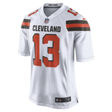 Odell Beckham Jr #13  Cleveland Browns Brown Game Jersey Hot 2019