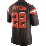 Jabrill Peppers #22 Cleveland Browns Youth Brown Game Jersey