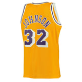 Magic Johnson #32 Los Angeles Lakers 1984-85 Hardwood Classics Mens Swingman Jersey