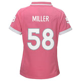 Von Miller #58 Denver Broncos Girls Youth Pink Bubble Gum Jersey