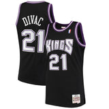 Vlade Divac #21 Sacramento Kings 2000-01 Hardwood Classics Mens Swingman Jersey