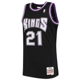 Vlade Divac #21 Sacramento Kings 2000-01 Hardwood Classics Mens Swingman Jersey