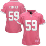 Kuechly Carolina #59 Panthers Girls Youth Pink Bubble Gum Jersey