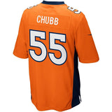 Bradley Chubb #55 Denver Broncos Youth Orange Game Jersey