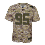 Kyle Williams #95 Buffalo Bills Youth Camo Salute to Service Game Jersey