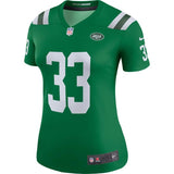 Jamal Adams #33 New York Jets Women's Green Color Rush Legend Jersey
