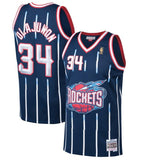 Hakeem Olajuwon #34 Houston Rockets White 1996-97 Hardwood Classics Mens Swingman Jersey