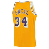 Shaquille O'Neal #34 Los Angeles Lakers 1996-97 Hardwood Classics Mens Swingman Jersey
