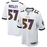 C.J. Mosley #57 Baltimore Ravens Youth White/Black/Purple Game Jersey