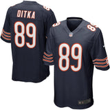 Mike Ditka #89 Chicago Bears Youth Retired Game Jersey - Navy Blue