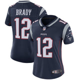Tom Brady #12 New England Patriots Women's Navy Vapor Untouchable Limited Player Jersey