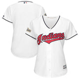 Cleveland Indians Women's White 2017 Postseason Cool Base Team Jersey