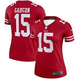 Pierre Garcon #15 San Francisco 49ers Women's Scarlet Legend Jersey