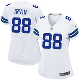 Michael Irvin #88 Dallas Cowboys Women's White Retired Game Jersey