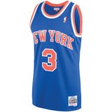 John Starks #3 New York Knicks Blue 1991-92 Hardwood Classics Mens Swingman Jersey
