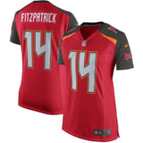 Ryan Fitzpatrick #14 Tampa Bay Buccaneers Women's Red Player Game Jersey