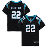 Christian McCaffrey #22 Carolina Panthers Girls Youth Black Game Jersey
