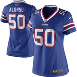 Kiko Alonso #50 Buffalo Bills Women's Royal Blue Limited Jersey