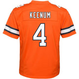 Case Keenum #4 Denver Broncos Youth Orange Color Rush Player Game Jersey