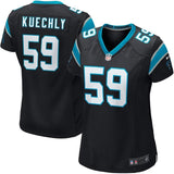 Luke Kuechly #59 Carolina Panthers Girls Youth Black Game Jersey