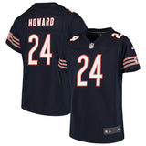 Jordan Howard #24 Chicago Bears Girls Youth Navy Game Jersey