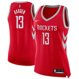 James Harden #13 Houston Rockets Women's Red Swingman Jersey - Icon Edition