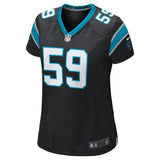 Luke Kuechly #59 Carolina Panthers Girls Youth Black Game Jersey