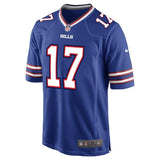 Josh Allen #17 Buffalo Bills Youth Royal Game Jersey