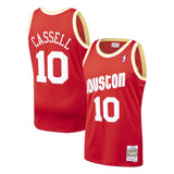 Sam Cassell #10 Houston Rockets Red 1993-94 Hardwood Classics Mens Swingman Jersey