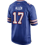 Josh Allen #17 Buffalo Bills Youth Royal Game Jersey
