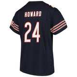 Jordan Howard #24 Chicago Bears Girls Youth Navy Game Jersey