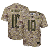 Mitchell Trubisky #10 Chicago Bears Youth Camo Salute to Service Game Jersey