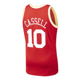 Sam Cassell #10 Houston Rockets Red 1993-94 Hardwood Classics Mens Swingman Jersey
