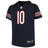 Mitchell Trubisky #10 Chicago Bears Girls Youth Navy Game Jersey