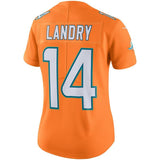 Jarvis Landry #14 Miami Dolphins Women's Orange Color Rush Limited Jersey