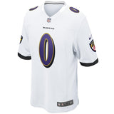 Earl Thomas #0 Baltimore Ravens Black Game Jersey Hot 2019